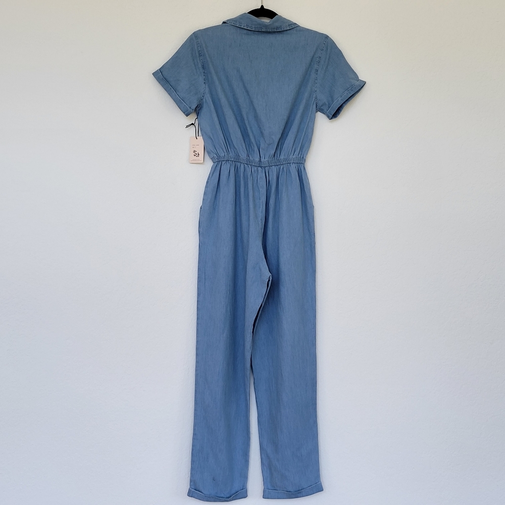 Sincerely Jules | Chambray Button Front Jumpsuit … - image 2